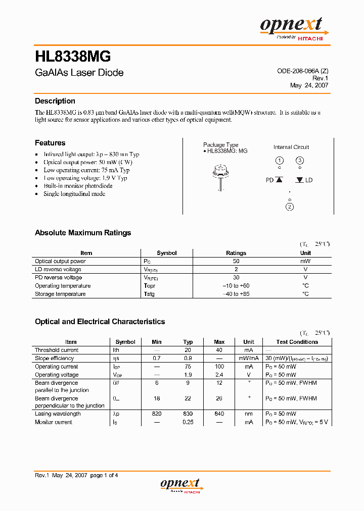 HL8338MG_1250156.PDF Datasheet