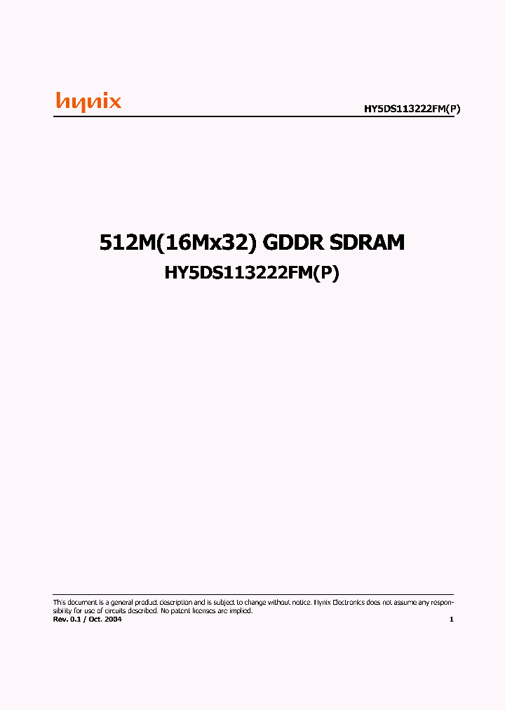 HY5DS113222FM-28_1009476.PDF Datasheet