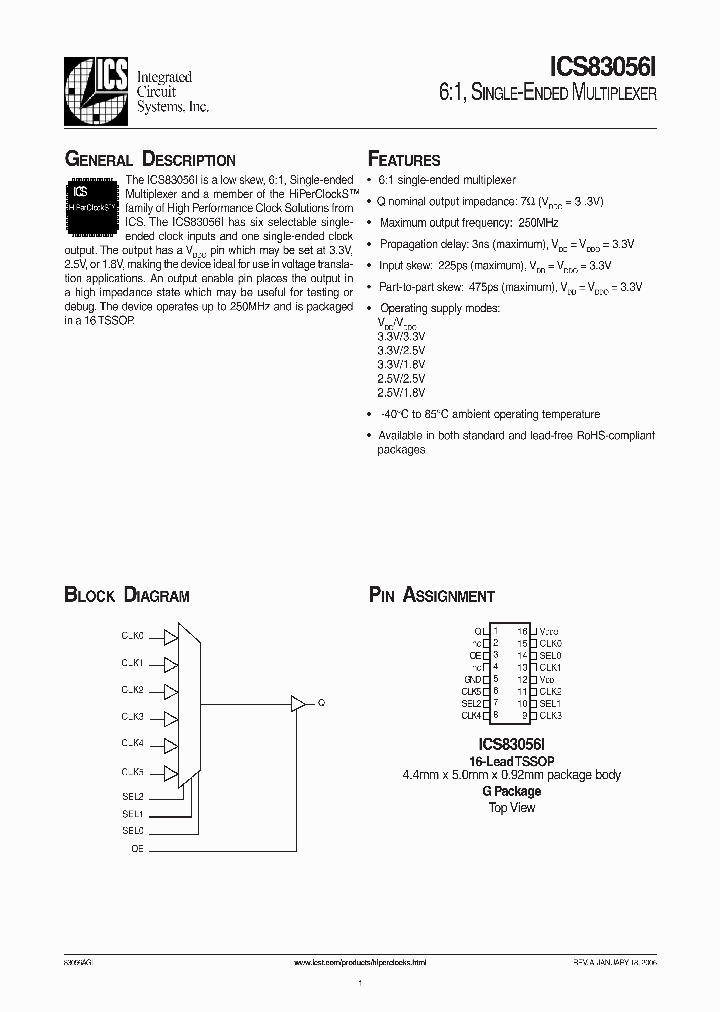 ICS83056I_1252895.PDF Datasheet