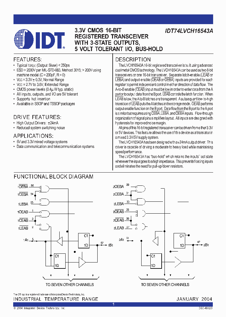 IDT74LVCH16543APV_1254094.PDF Datasheet