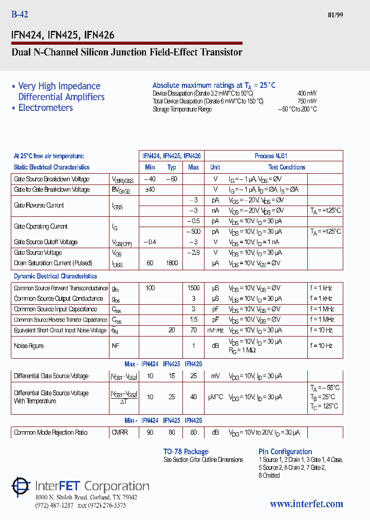 IFN426_1254267.PDF Datasheet