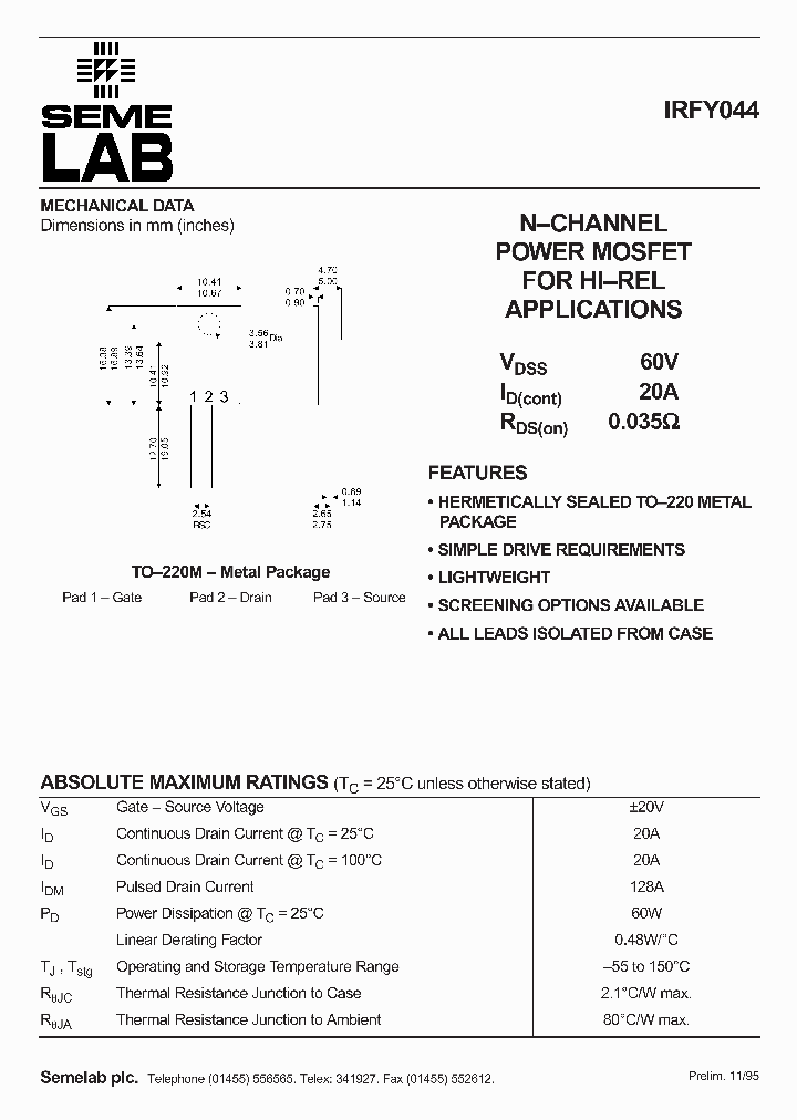 IRFY044_1256220.PDF Datasheet