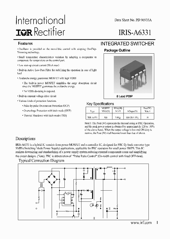 IRIS-A6331_1256718.PDF Datasheet