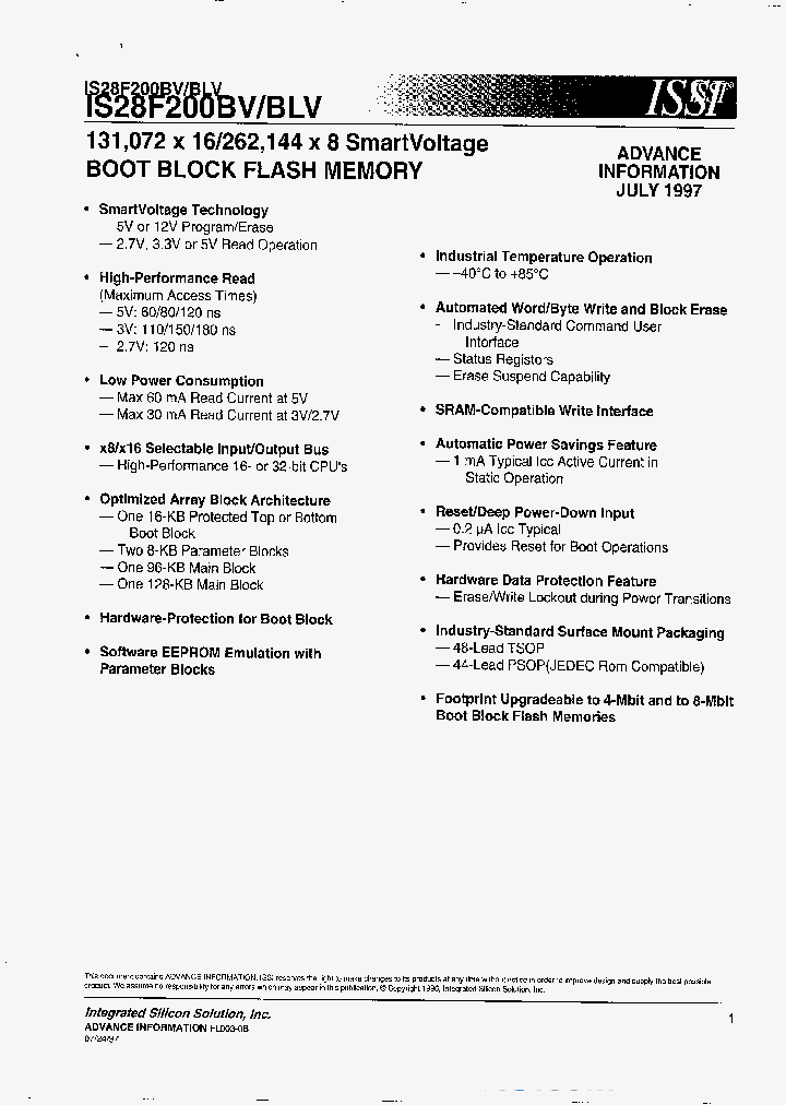 IS28F200BVT-80TI_1257109.PDF Datasheet
