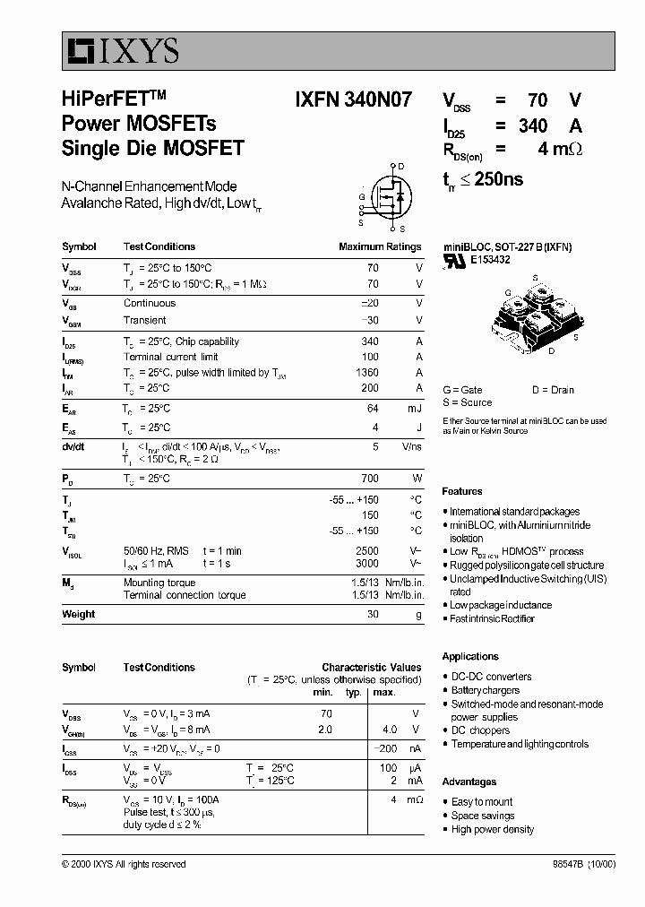 IXFN340N07_1258019.PDF Datasheet