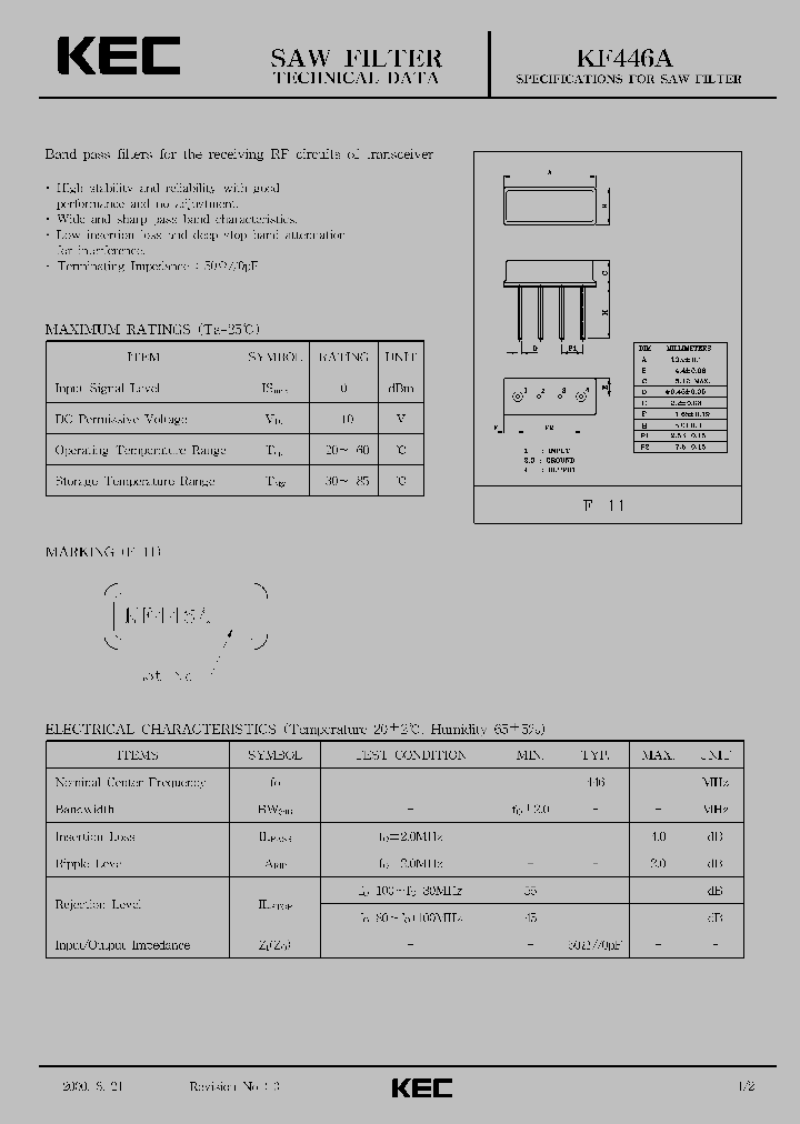 KF446A_1260251.PDF Datasheet