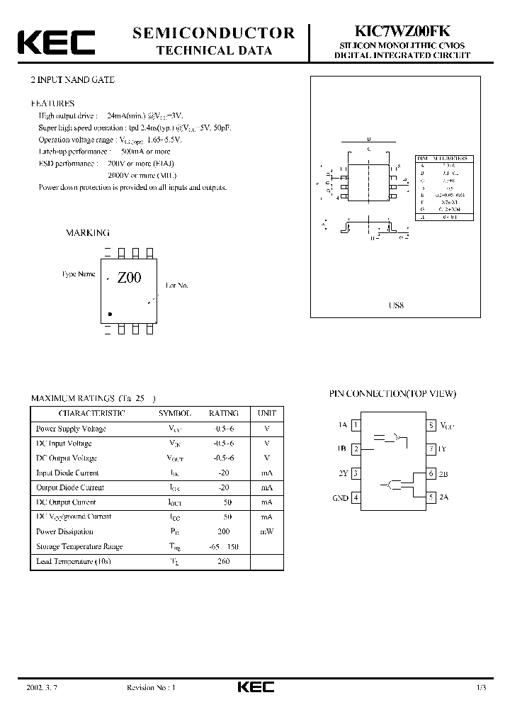 KIC7WZ00FK_1260510.PDF Datasheet
