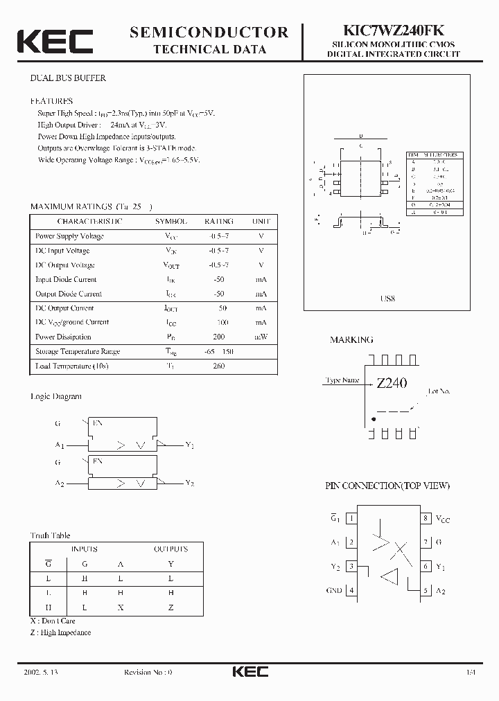 KIC7WZ240FK_1260518.PDF Datasheet