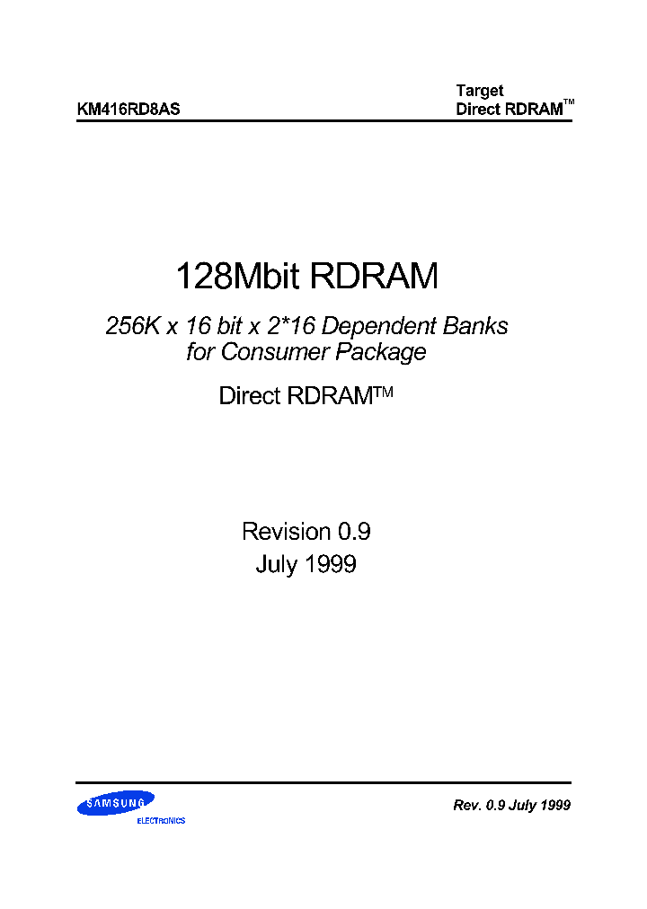 KM416RD8AS-SCM80_1260584.PDF Datasheet