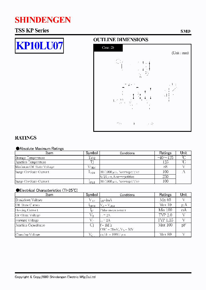 KP10LU07_1260775.PDF Datasheet