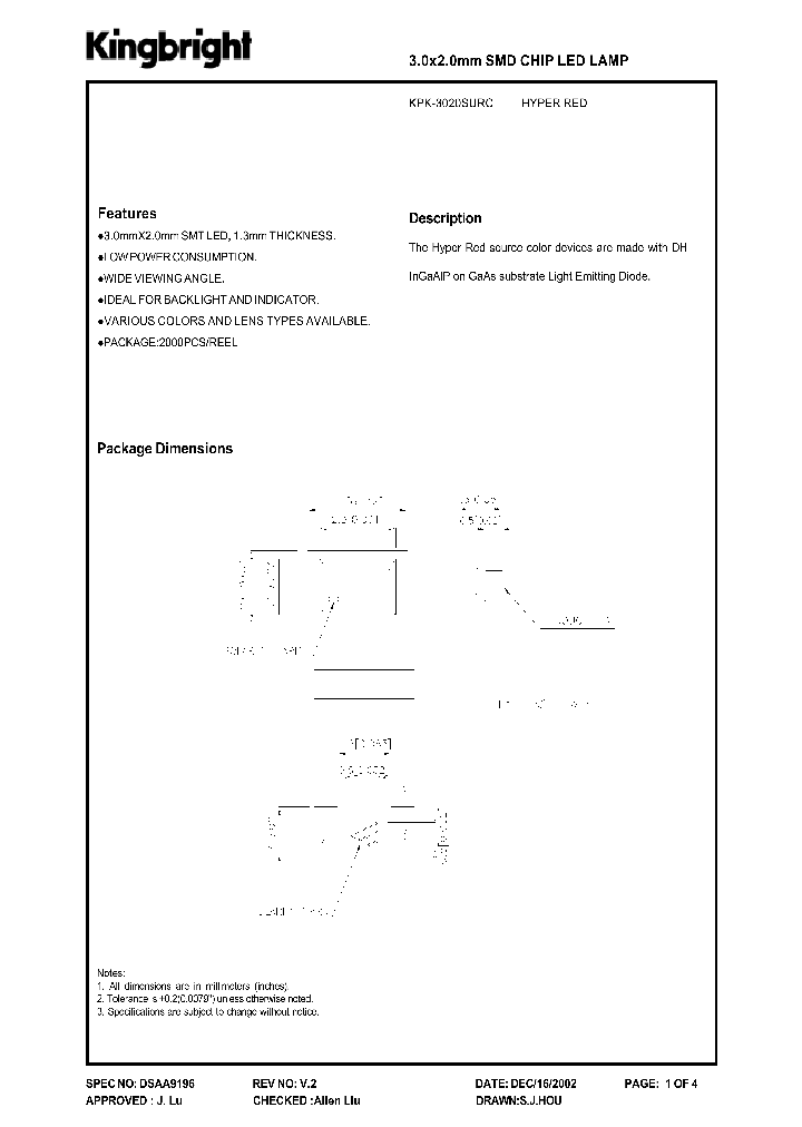 KPK-3020SURC_1260846.PDF Datasheet