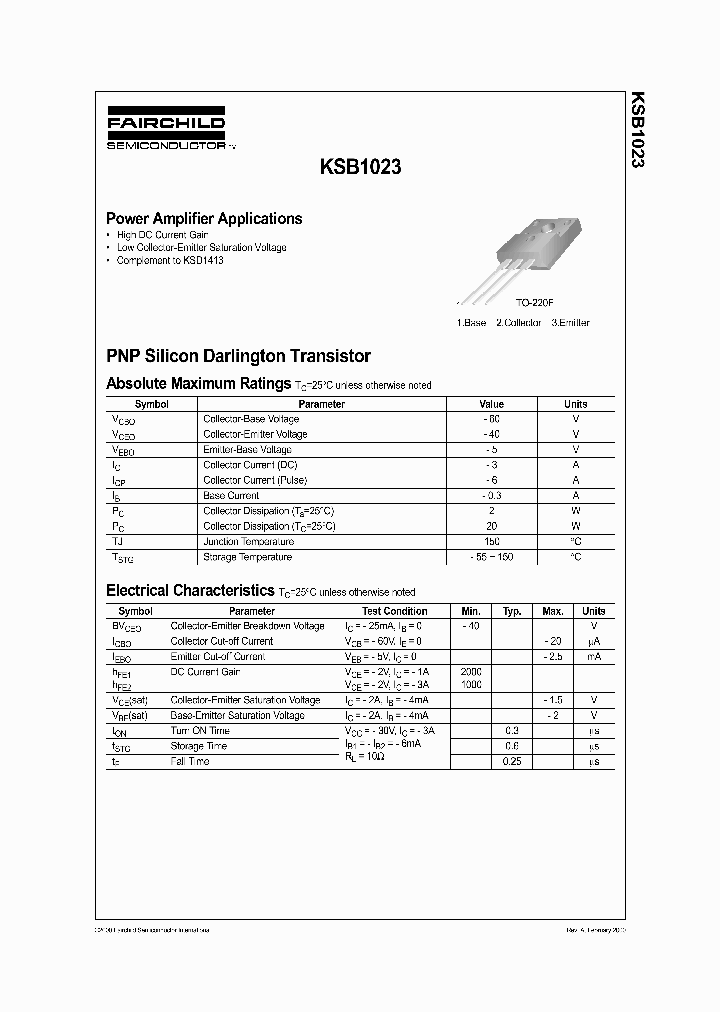 KSB1023_1261108.PDF Datasheet