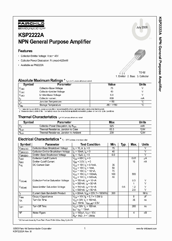 KSP2222A06_701017.PDF Datasheet