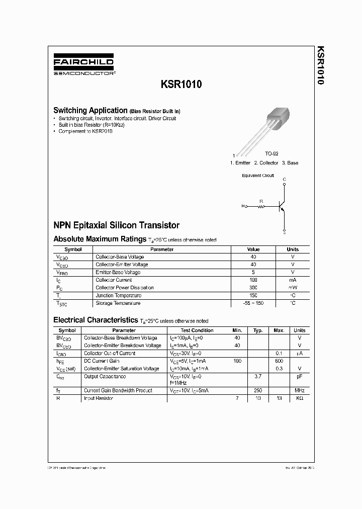 KSR1010_1261491.PDF Datasheet