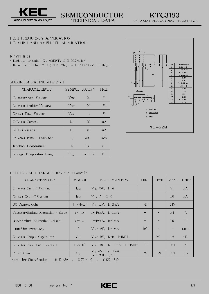 KTC3193_1261674.PDF Datasheet