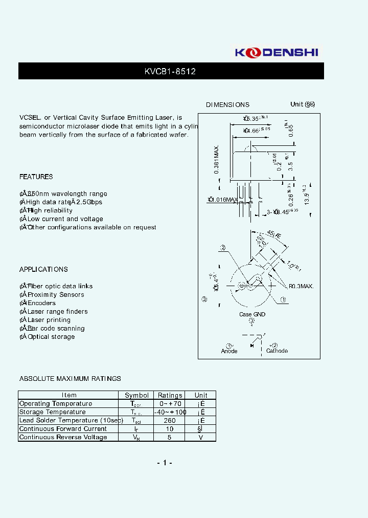 KVCB1-8512_1261914.PDF Datasheet