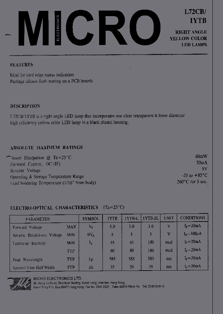 L72CB-1YTB_1262434.PDF Datasheet