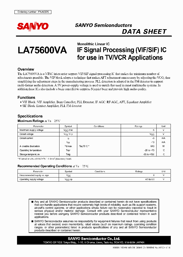 LA75600VA_1062743.PDF Datasheet