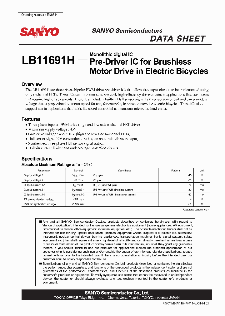 LB11691H_1038344.PDF Datasheet