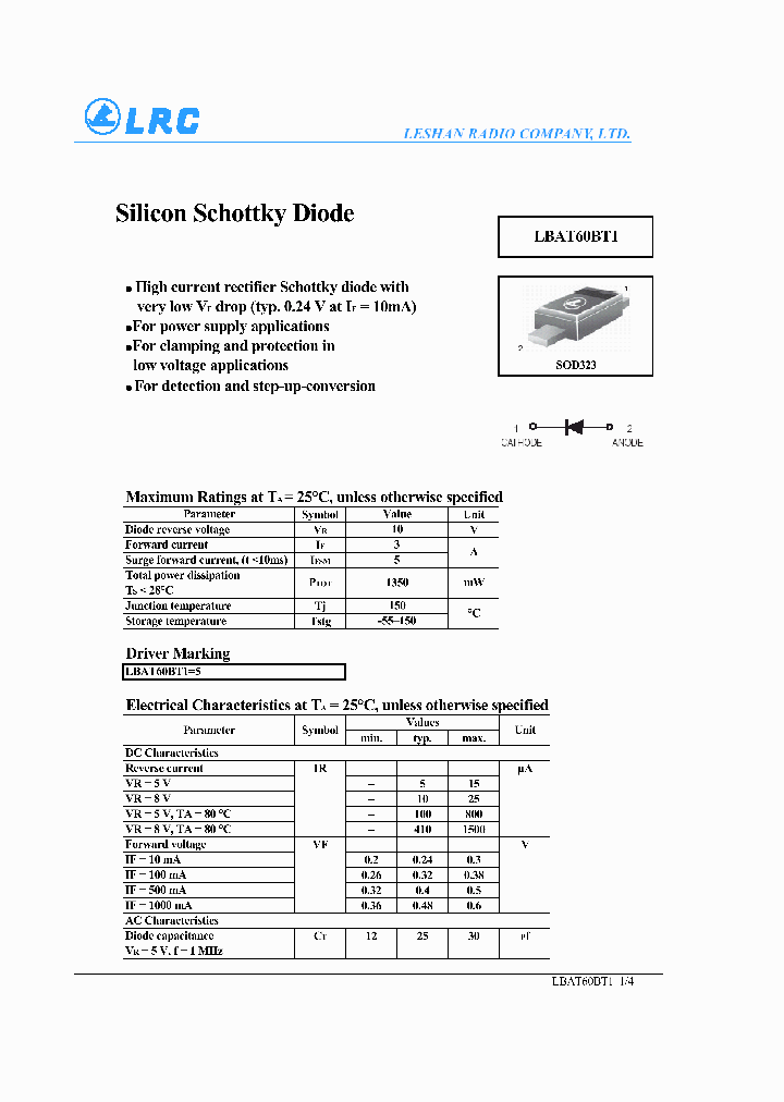 LBAT60BT1_1263325.PDF Datasheet