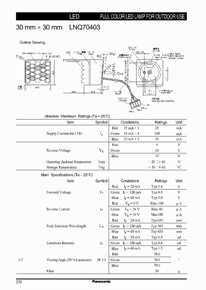 LNQ70403_1266642.PDF Datasheet