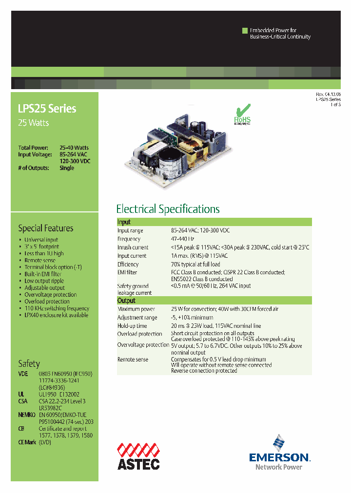 LPS25-T_1267051.PDF Datasheet