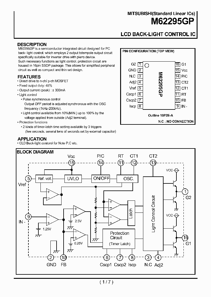 M62295GP_1270319.PDF Datasheet