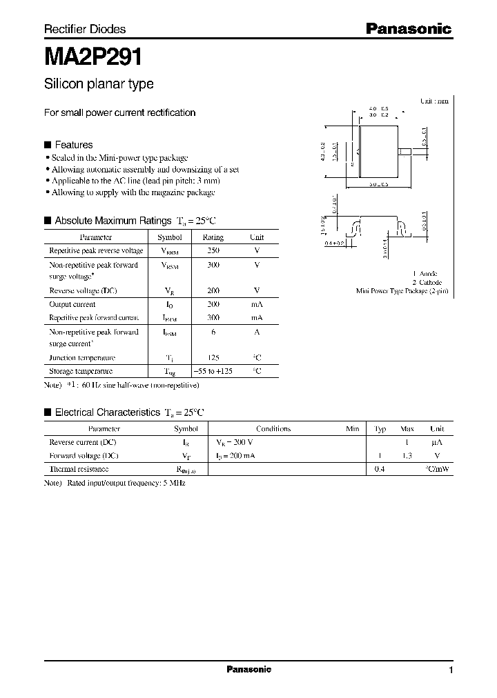 MA2P291_1271203.PDF Datasheet