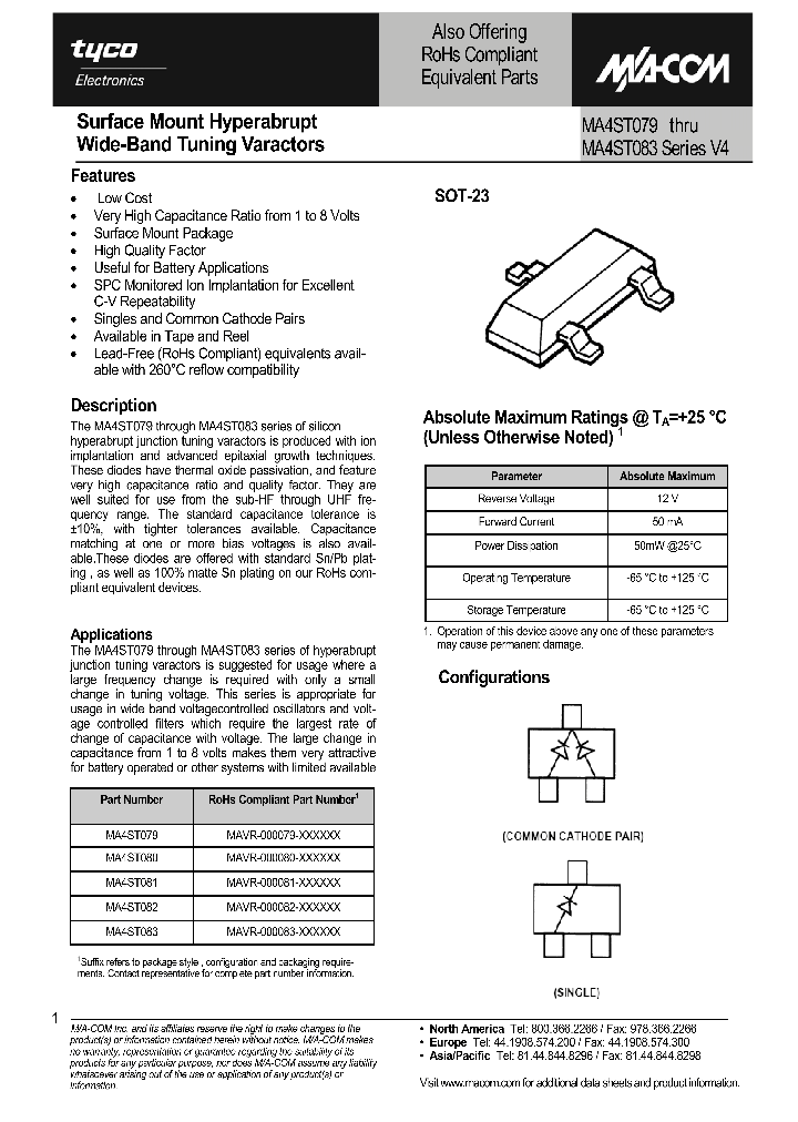 MA4ST083_1271480.PDF Datasheet