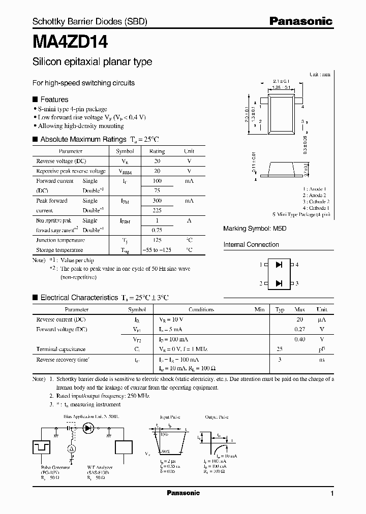MA4ZD14_1271519.PDF Datasheet