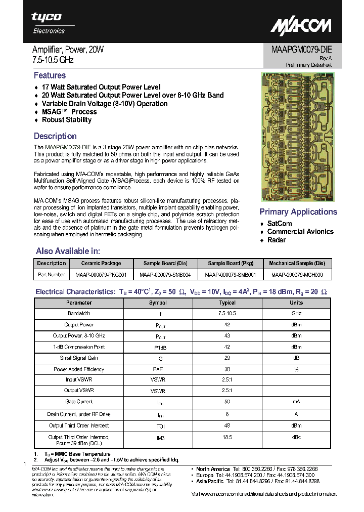 MAAPGM0079-DIE_1271700.PDF Datasheet
