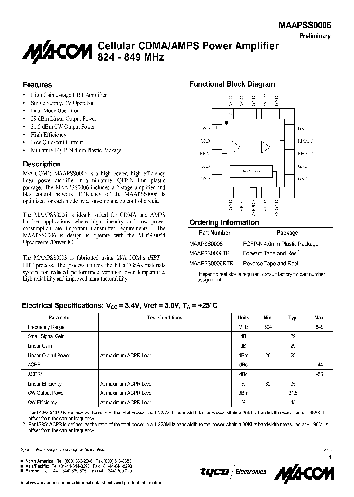 MAAPSS0006TR_1271705.PDF Datasheet