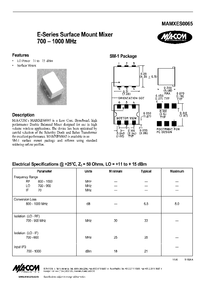 MAMXES0065_1271971.PDF Datasheet