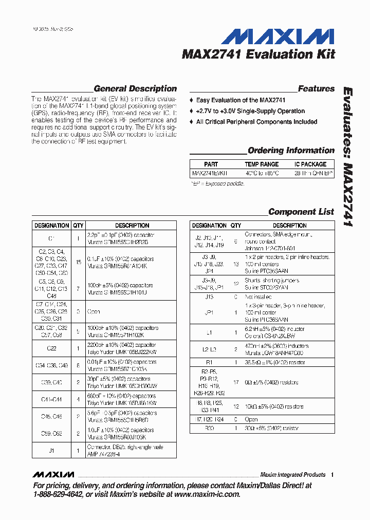 MAX27411_1272872.PDF Datasheet