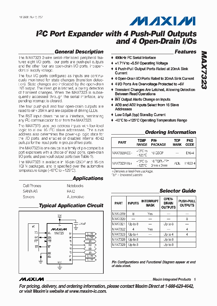 MAX7323_1069864.PDF Datasheet