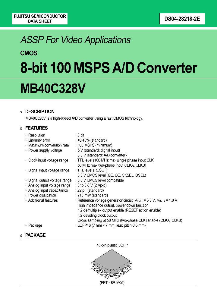 MB40C328VPFV_1274541.PDF Datasheet