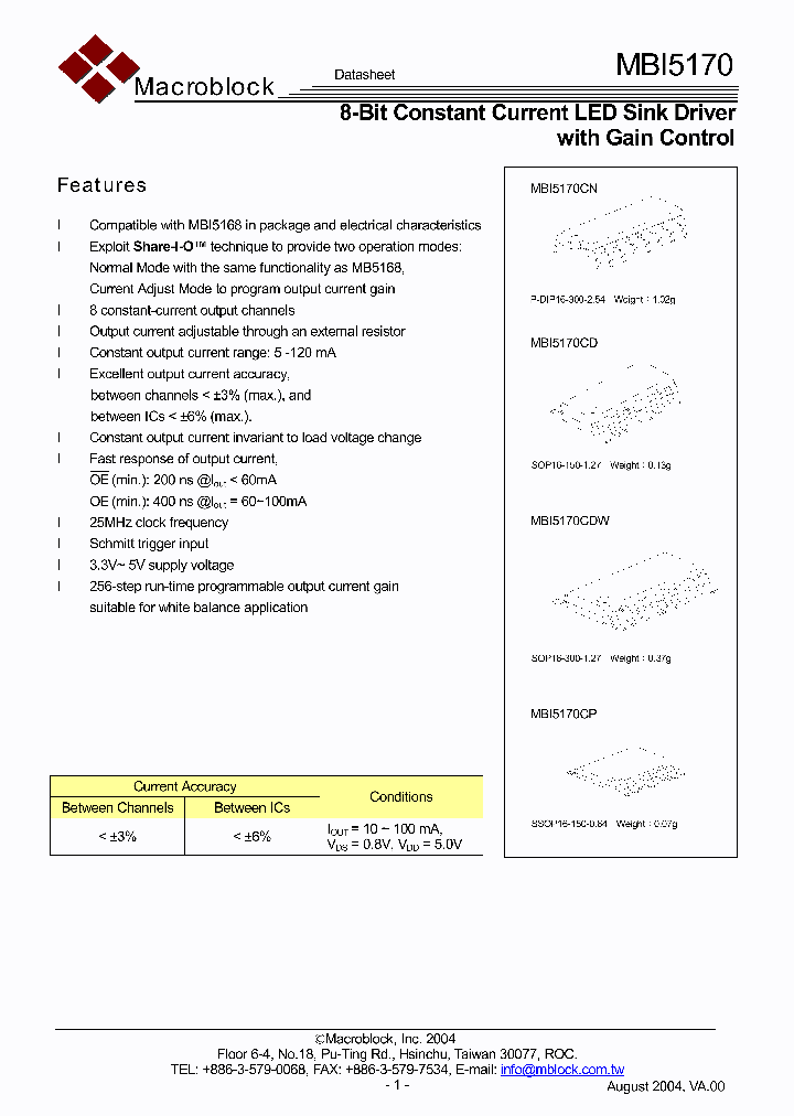 MBI5170CP_1274840.PDF Datasheet