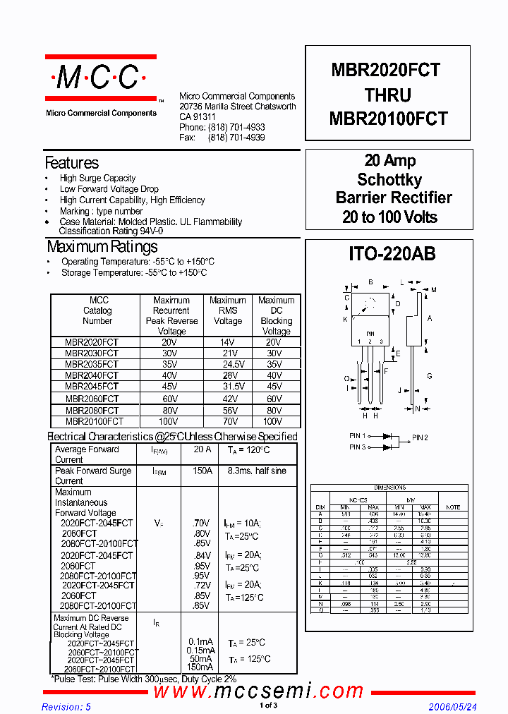 MBR2080FCT_1275003.PDF Datasheet