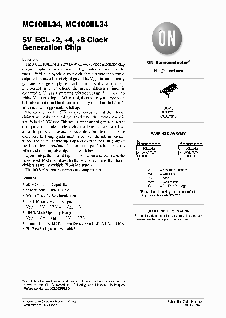 MC10EL34DR2G_714202.PDF Datasheet