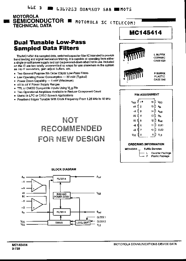 MC145414_773441.PDF Datasheet