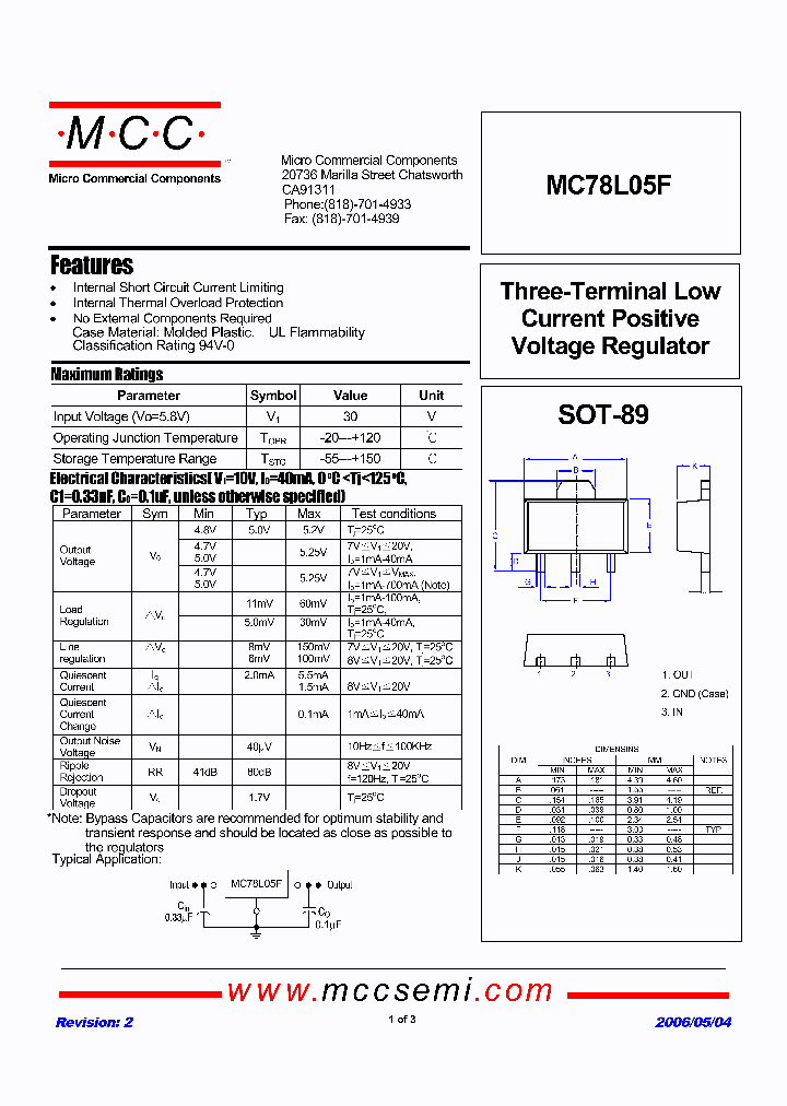MC78L05F_1277474.PDF Datasheet