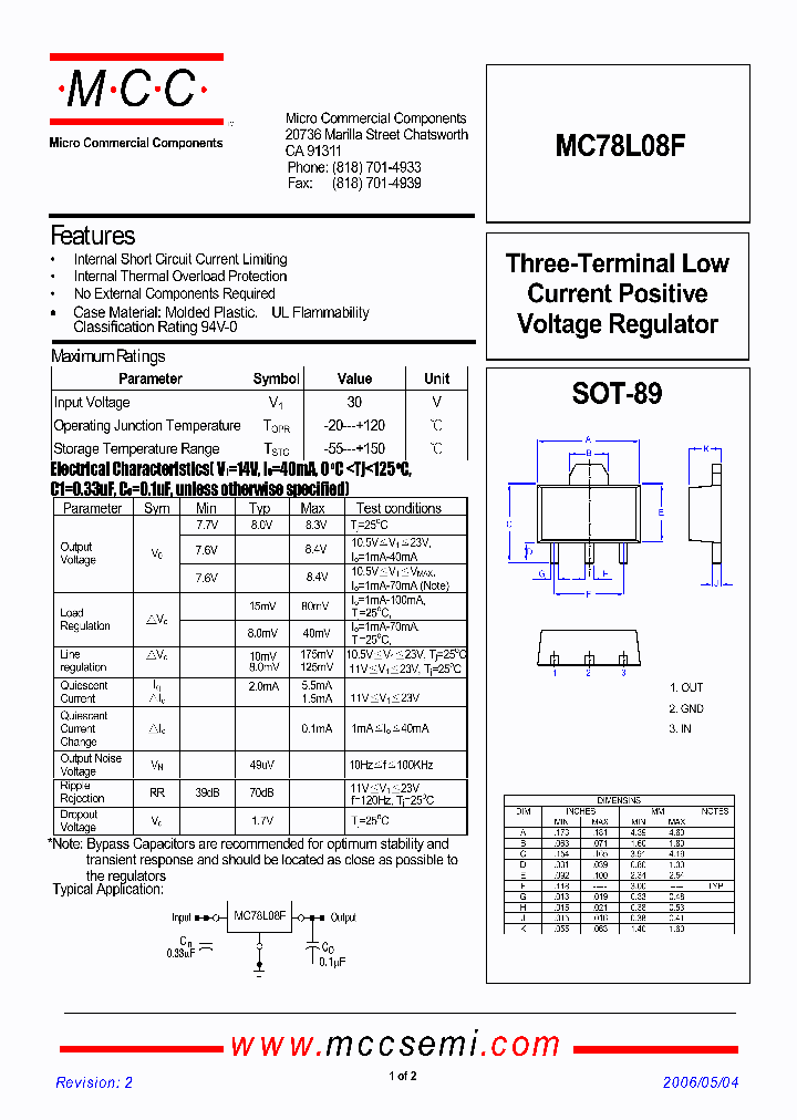 MC78L08F_1277477.PDF Datasheet