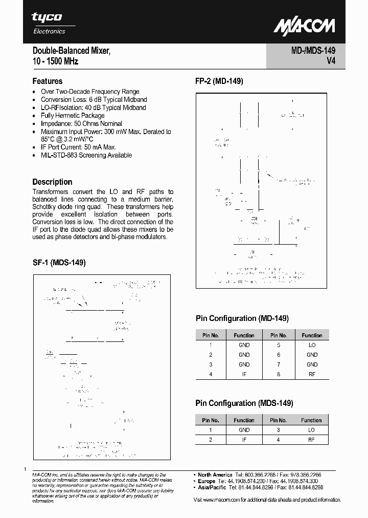 MDS-149PIN_1278291.PDF Datasheet