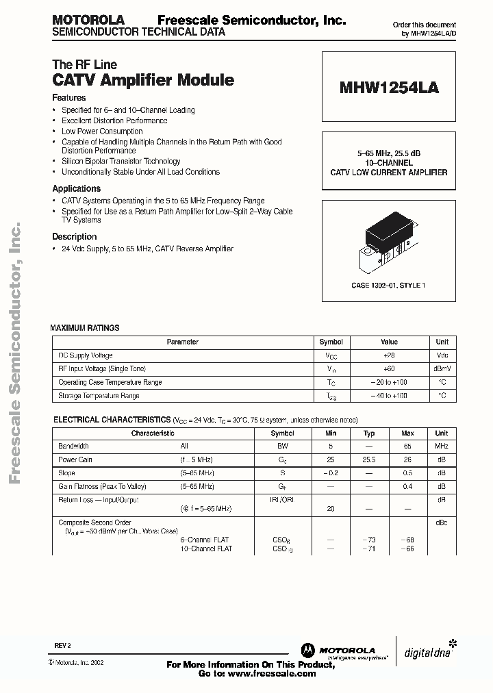 MHW1254LA_1279153.PDF Datasheet