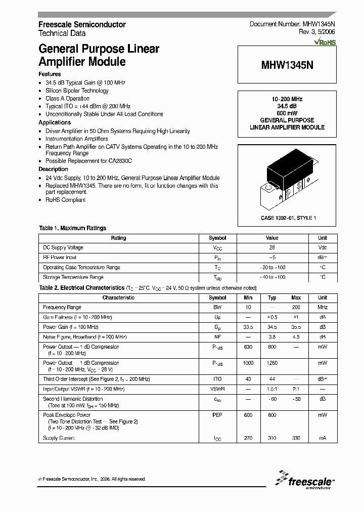MHW1345N_1067374.PDF Datasheet