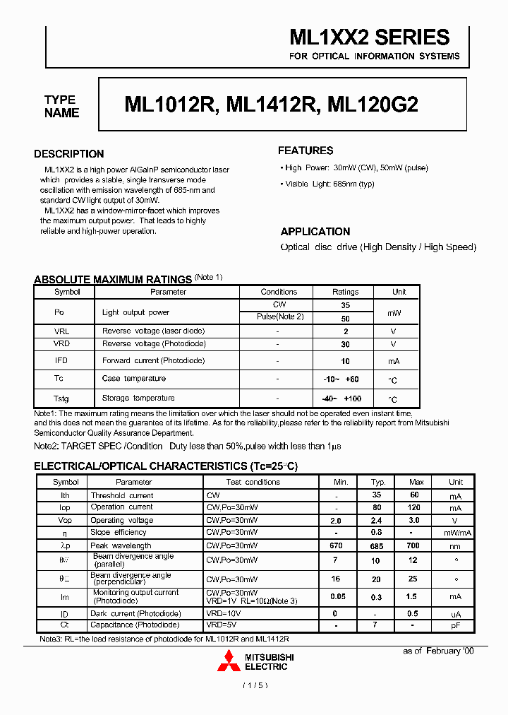 ML1XX2_1280257.PDF Datasheet