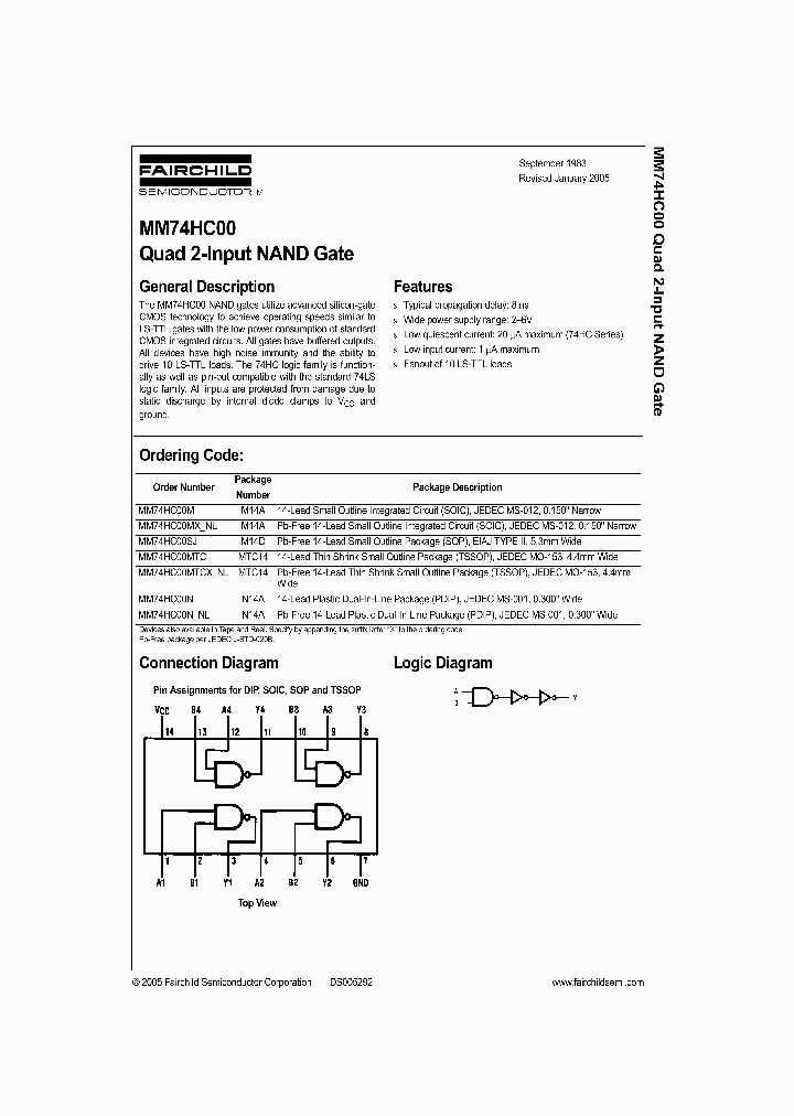 MM74HC00MXNL_818105.PDF Datasheet