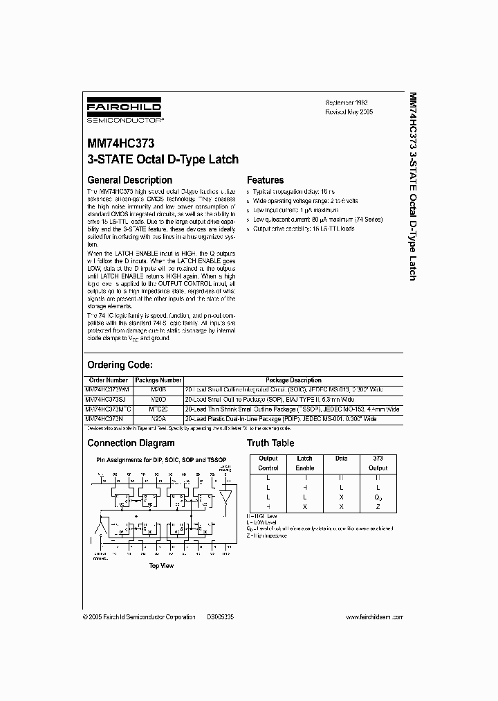 MM74HC37305_1280889.PDF Datasheet