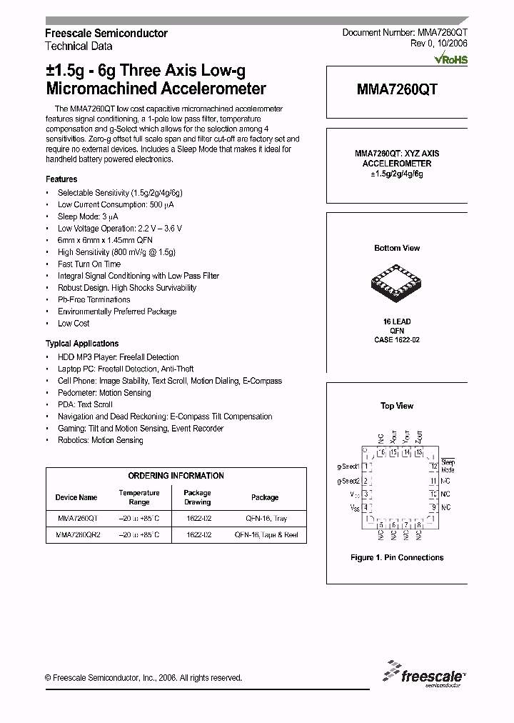 MMA7260QR2_1110317.PDF Datasheet