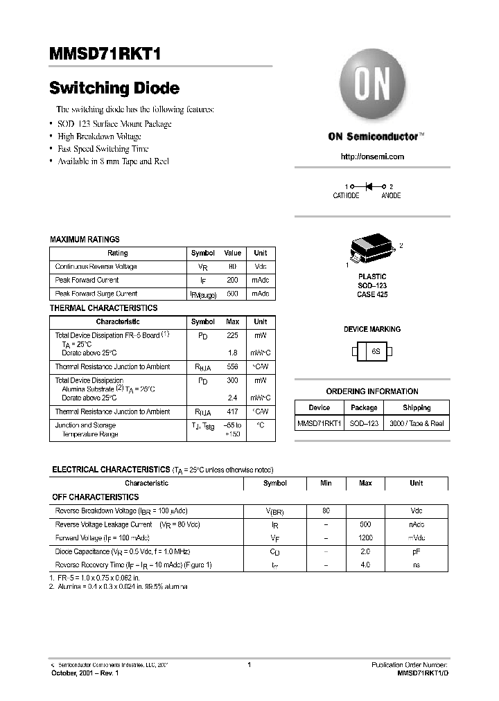 MMSD71RKT1_1281756.PDF Datasheet